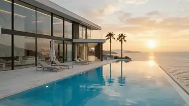 Pacific Coast Villa Drone Cinematography