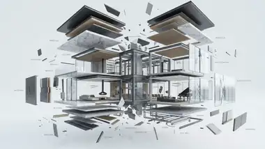 3D CGI Exploded CAD Architecture Animation